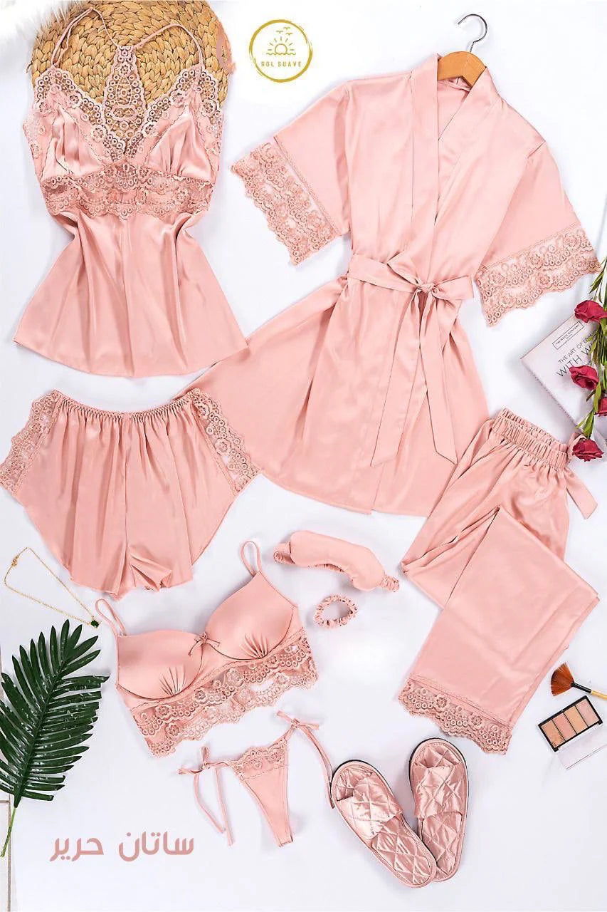 Summer silk satin set | 10 pieces