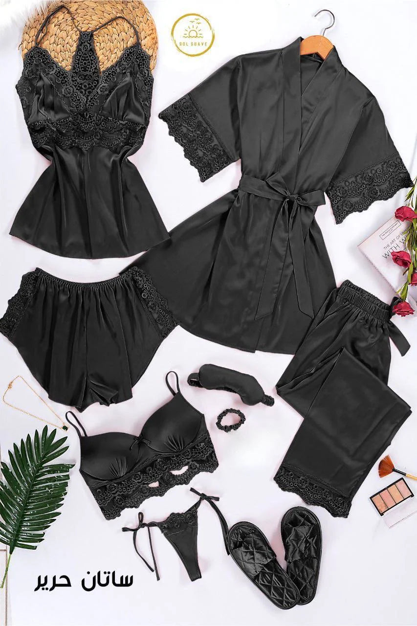 Summer silk satin set | 10 pieces