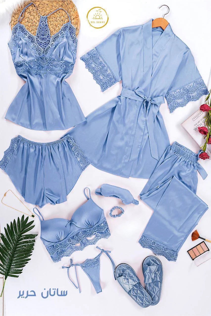 Summer silk satin set | 10 pieces